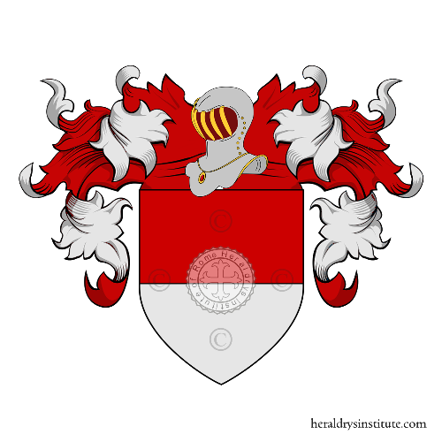 Coat of arms of family Lanfranchi Rossi - ref:21797