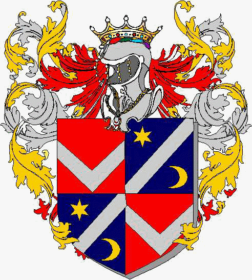 Coat of arms of family Monti Della Corte