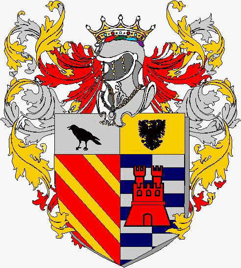 Coat of arms of family Cornaggia Medici