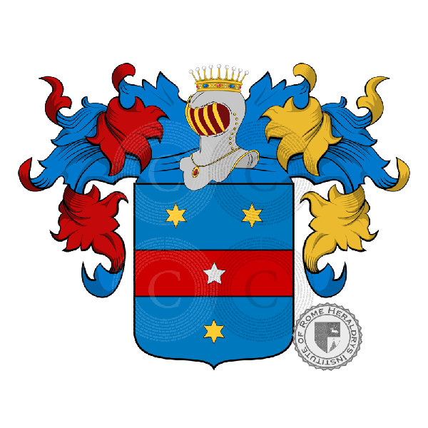 Coat of arms of family Antonelli   ref: 22789
