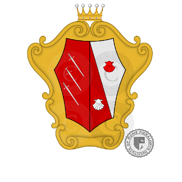 Wappen der Familie Mannelli   ref: 23128