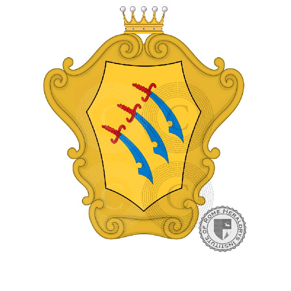 Wappen der Familie Mannelli   ref: 23132