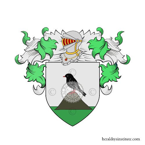 Coat of arms of family Quazzo
