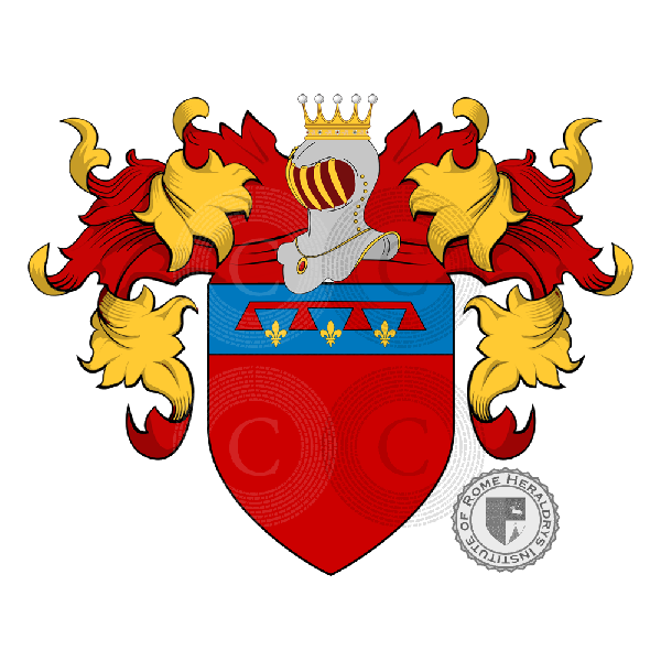 Wappen der Familie Rossi Accoppi