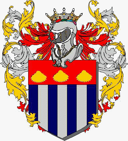 Coat of arms of family Crotti De Rossi