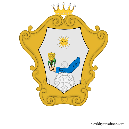 Coat of arms of family La Civita - ref:24775