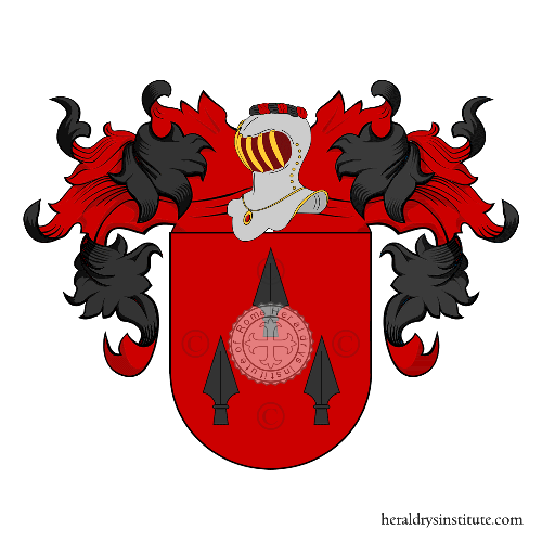 Coat of arms of family Fabiani   ref: 25441