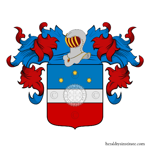 Coat of arms of family Fabris   ref: 1178
