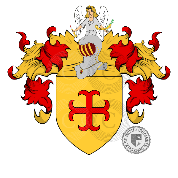 Coat of arms of family Corfeo
