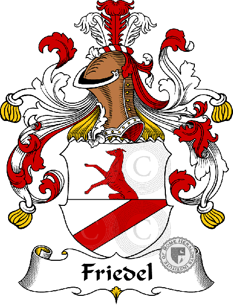 Wappen der Familie Friedel - ref:30515
