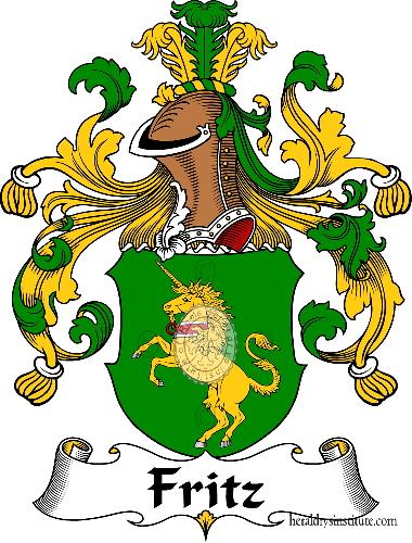 Coat of arms of family Fritz - ref:30523
