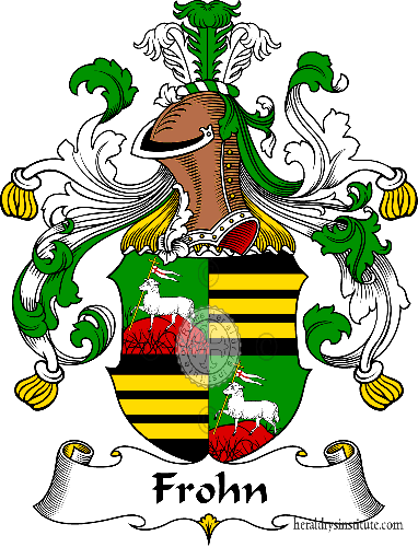 Coat of arms of family Frohn - ref:30524