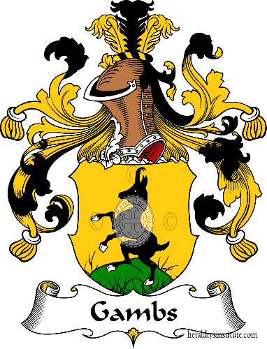 Coat of arms of family Gambs - ref:30547