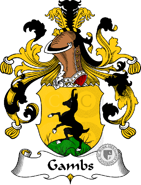 Wappen der Familie Gambs - ref:30547