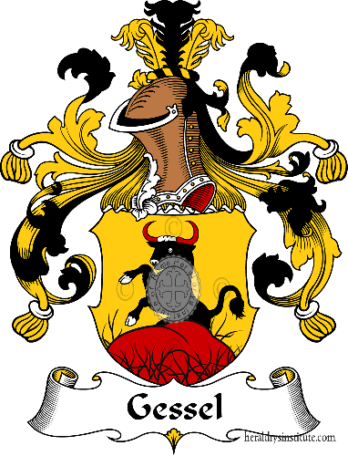 Coat of arms of family Gessel - ref:30587