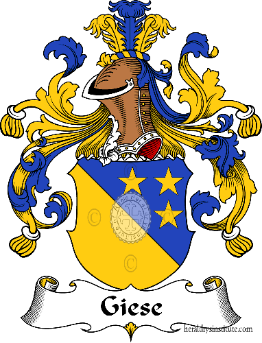 Coat of arms of family Giese - ref:30594