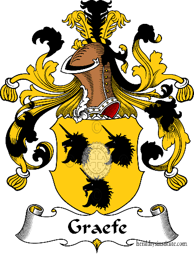 Wappen der Familie Graefe - ref:30636