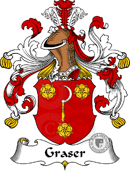 Coat of arms of family Graser - ref:30639