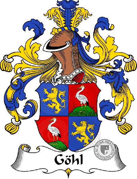 Coat of arms of family Göhl - ref:30685