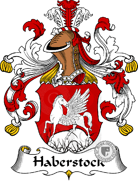 Coat of arms of family Haberstock - ref:30698