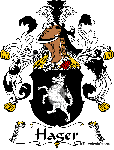 Wappen der Familie Hager - ref:30714