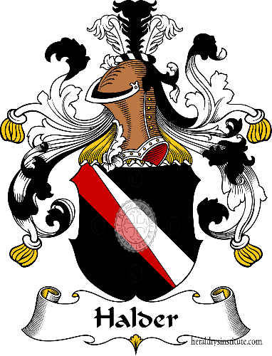 Coat of arms of family Halder - ref:30721