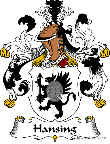 Wappen der Familie Hansing - ref:30736
