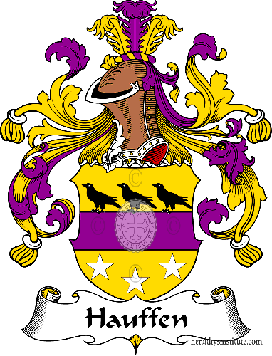 Coat of arms of family Hauffen - ref:30767