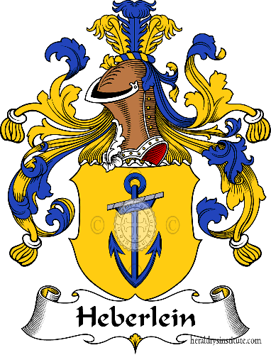 Coat of arms of family Heberlein - ref:30794
