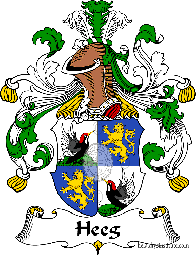 Coat of arms of family Heeg - ref:30799