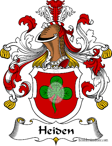 Coat of arms of family Heiden - ref:30808