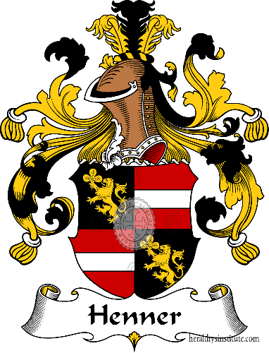 Coat of arms of family Henner - ref:30839