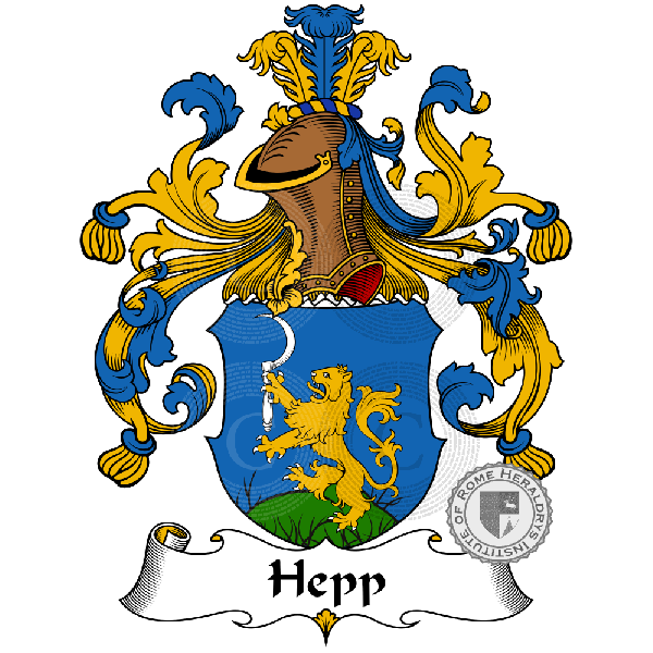 Wappen der Familie Hepp - ref:30846