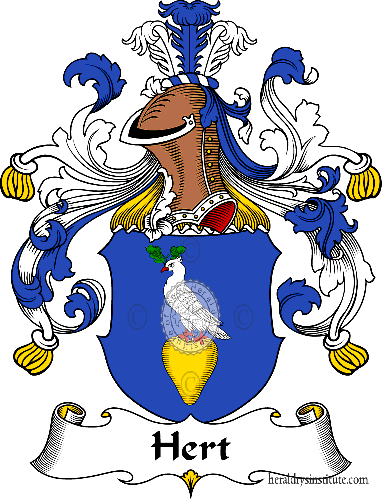 Coat of arms of family Hert - ref:30860
