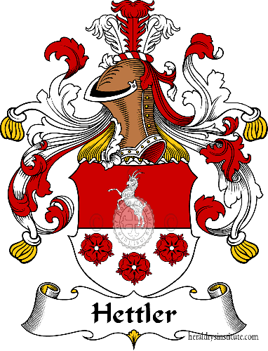 Coat of arms of family Hettler - ref:30869
