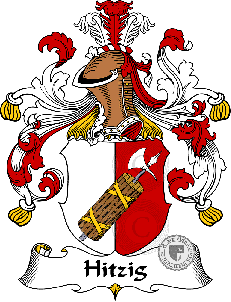 Coat of arms of family Hitzig - ref:30899