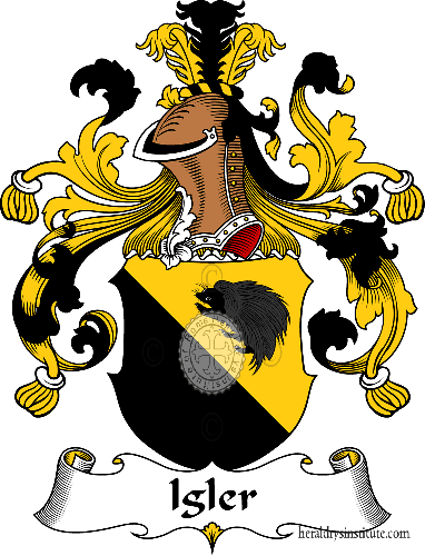 Coat of arms of family Igler - ref:30969