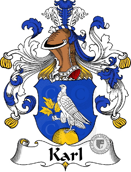 Coat of arms of family Karl - ref:31018