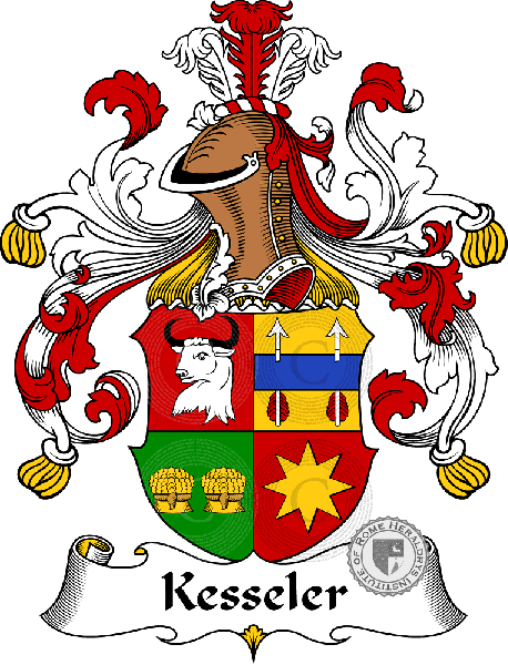 Coat of arms of family Kesseler - ref:31050