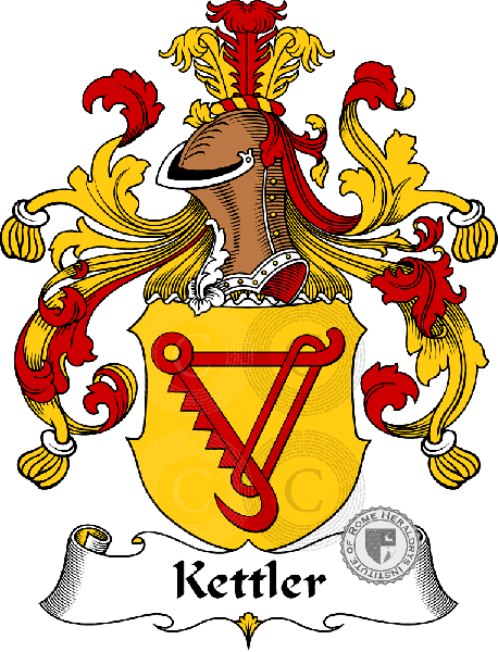 Coat of arms of family Kettler - ref:31058