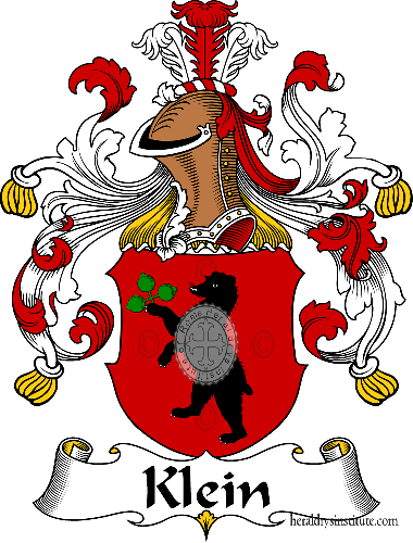 Coat of arms of family Klein - ref:31077