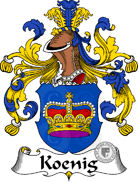 Escudo de la familia Koenig - ref:31105