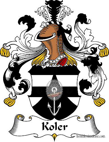 Wappen der Familie Koler - ref:31110