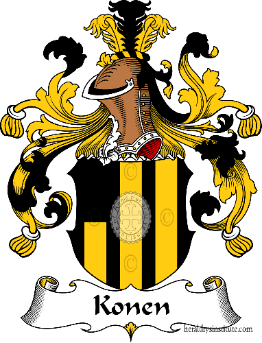 Coat of arms of family Konen - ref:31112