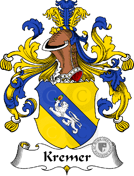 Coat of arms of family Kremer - ref:31136