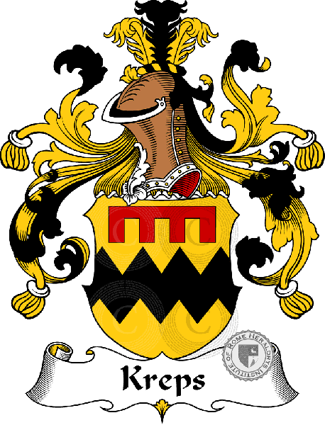 Coat of arms of family Kreps - ref:31137