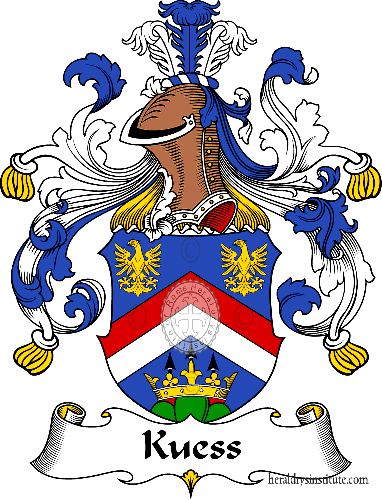 Coat of arms of family Kuess - ref:31155