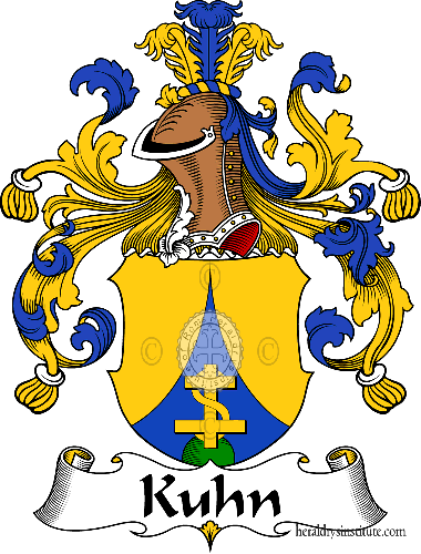Coat of arms of family Kuhn - ref:31157