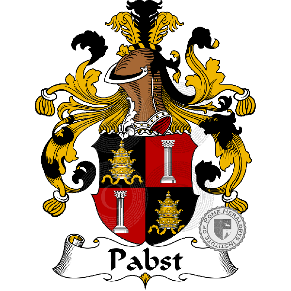 Coat of arms of family Pabst