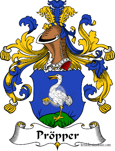 Coat of arms of family Pröpper - ref:31600